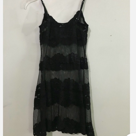 XL BlushBlack Lace Midi Dress Slip - Picture 14 of 14
